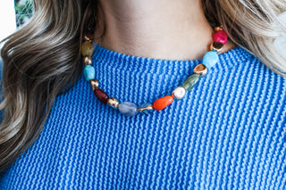 Colorful Charm Necklace • Multi
