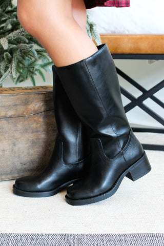 Darcy Tall Riding Boot • Black