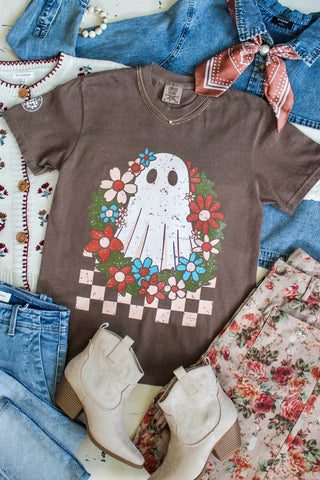 Most Beautiful Ghoul Graphic Tee • Mocha