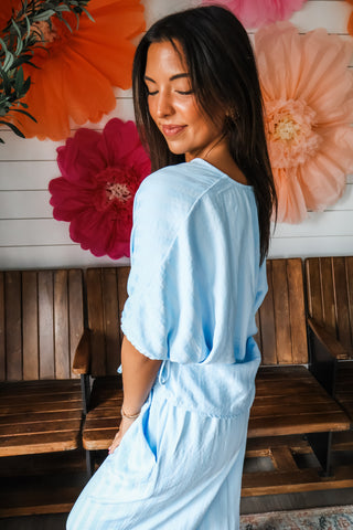 Lakeside Leisure Pant Set • Blue