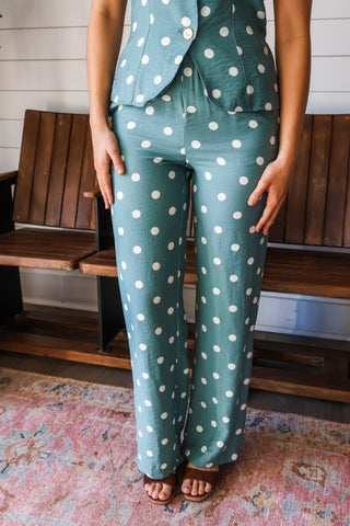 Polka Dot Chic Pant Set • Ash Jade - FINAL SALE