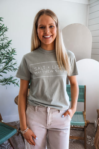 Salt & Light Graphic Tee • Sandstone