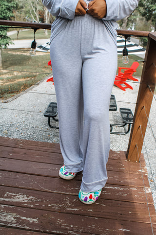 Christmas Eve Comfort Pajama Set • Heather Grey