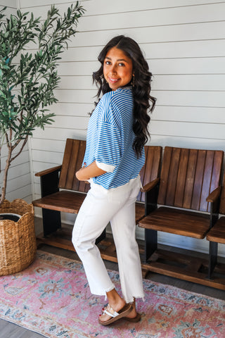 Stripes & Sunshine • Blue