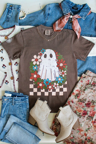 Most Beautiful Ghoul Graphic Tee • Mocha