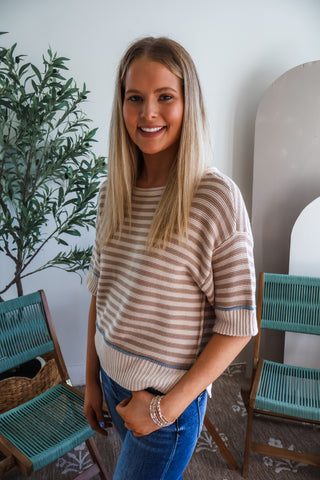 Sand Dune Stripes • Tan