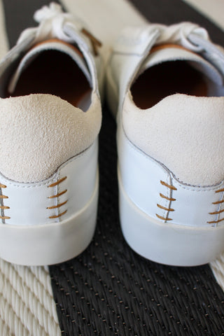 Shauna Leather Sneaker • White - FINAL SALE
