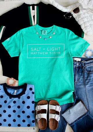 Salt & Light Graphic Tee • Island Green