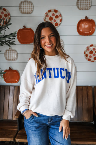 Kentucky Oversized Pullover • Cream