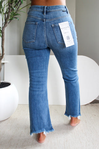 Elani High Rise Straight | Tummy Control • Medium Wash