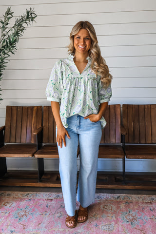 Dandelion Dreams • Green Floral