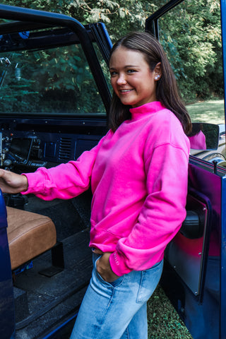 Celebrate The Cozy Pullover • Pink