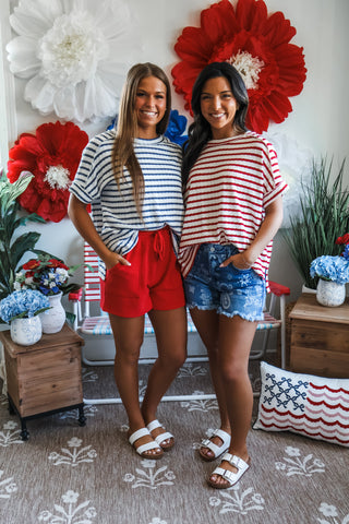 Daybreak Stripes • Red