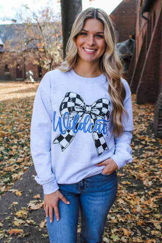 Big Blue Cheer Graphic Sweatshirt • Ash Grey