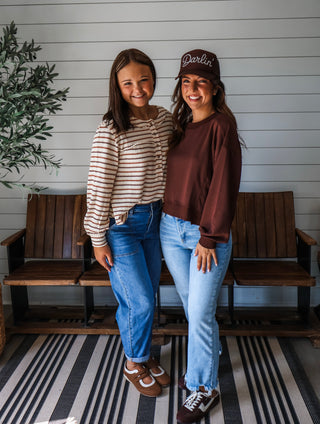 Go Getter Pullover • Cocoa Bean