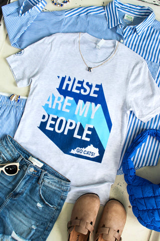 These Are My People Graphic Tee • Ash Grey - FINAL SALE