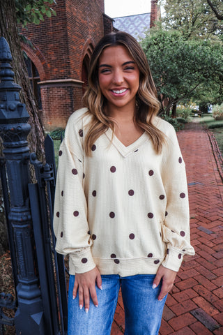 Spot Of Sunshine V-neck • Butter