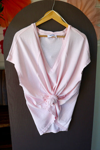 Summer Sale 59 • Pink Oversized High Low Tee - FINAL SALE
