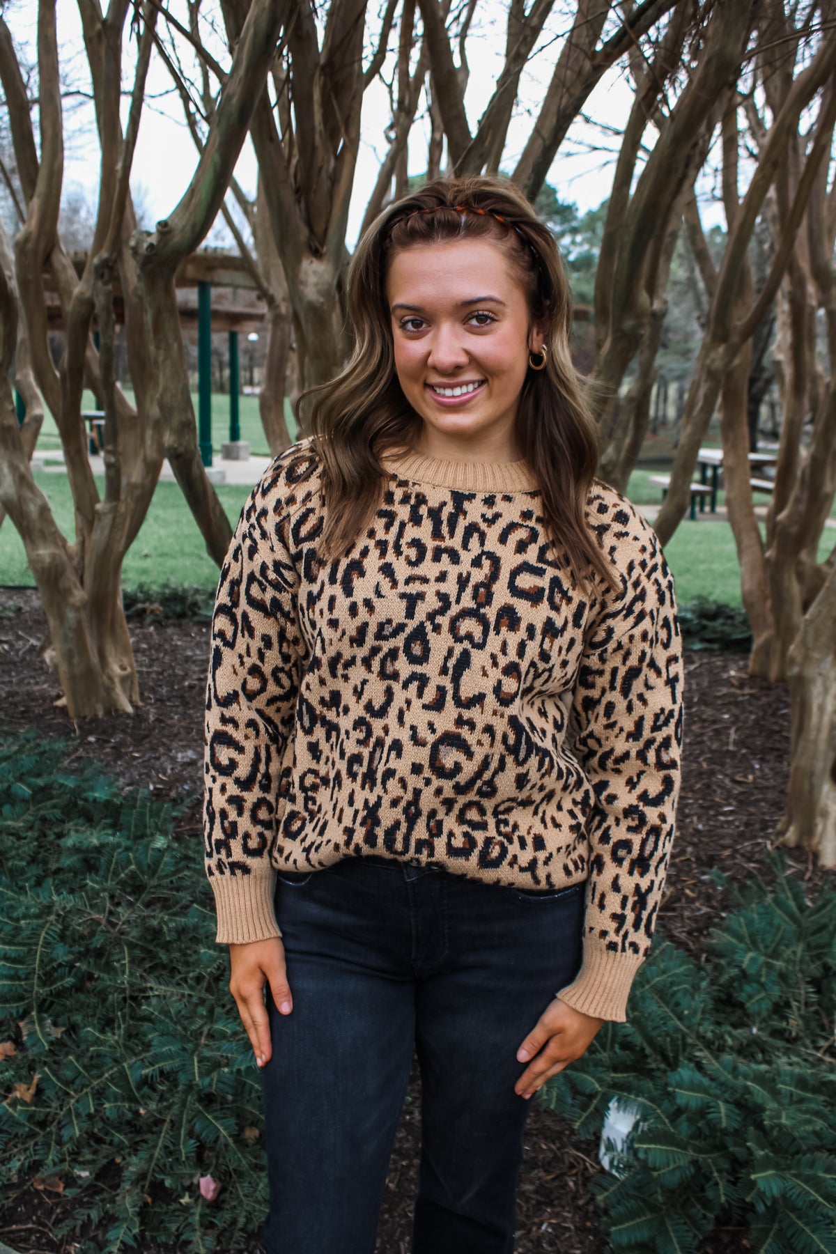 Feeling Fierce Leopard Sweater