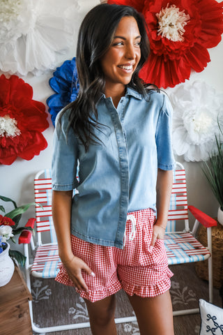 Americana Classic Denim Shirt • Light Wash