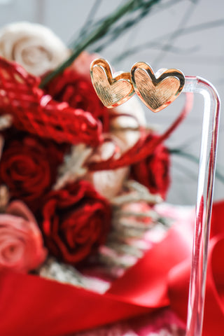 Give You My Heart Earrings • Gold