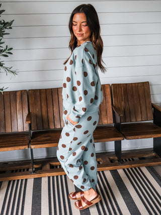 On The Spot Pant Set • Sage