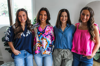 Good Feels Denim Top • Indigo - FINAL SALE