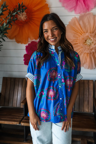 Playful In Print • Blue