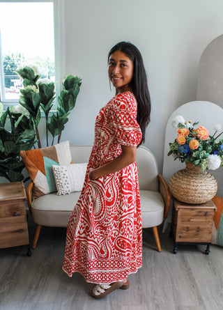 Special Spark Pocket Dress • Red - FINAL SALE