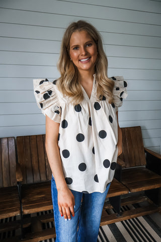 Polka Dot Pretty • Black