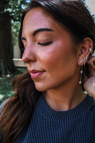 Class Act Dangle Earrings • Gold