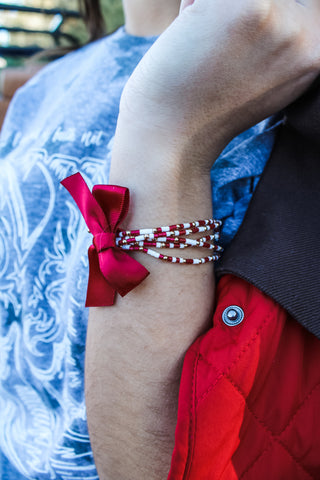 Joy To The World Bracelet • Burgundy