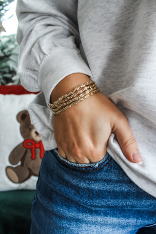 Deck The Halls Bracelet • Gold