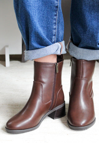 Adelaide Ankle Boot • Dark Brown