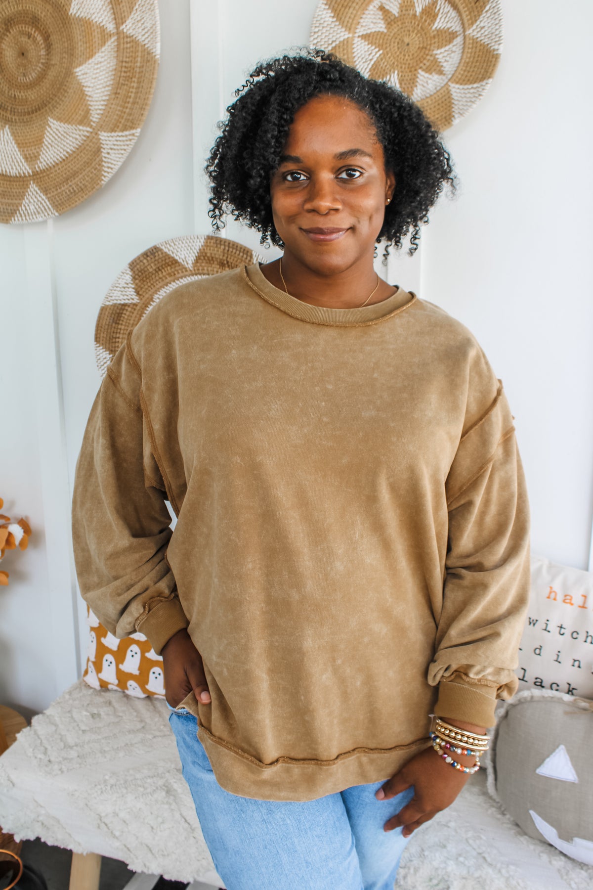 Fall Favorite Pullover • Harvest Gold - PLUS