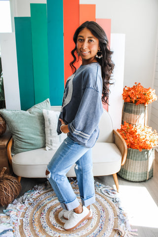 Peace Out Patchwork • Denim - FINAL SALE