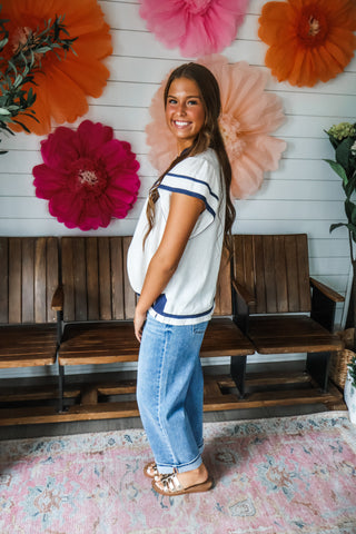 Summer Breeze Linen Top • Oatmeal
