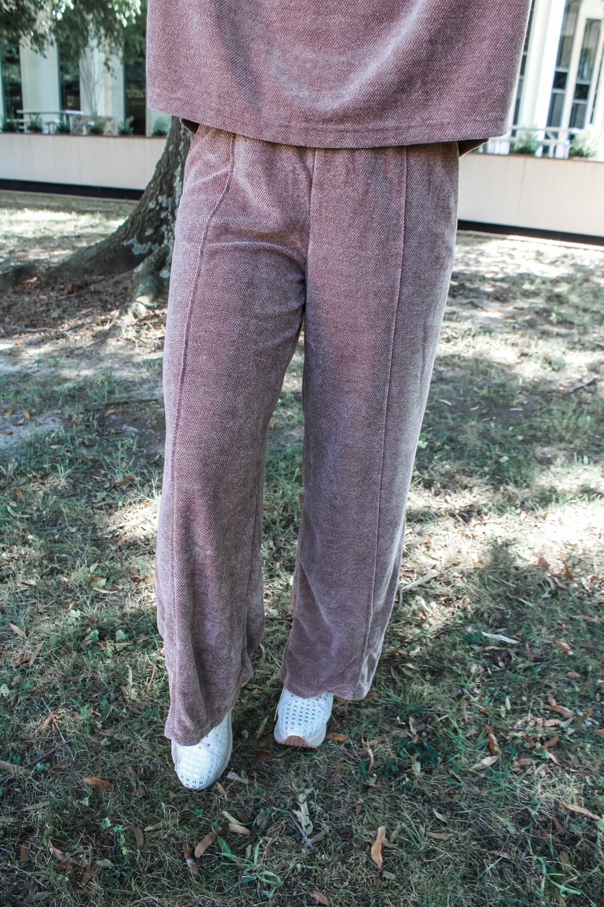 Pretty Cozy Chenille Pants • Mocha