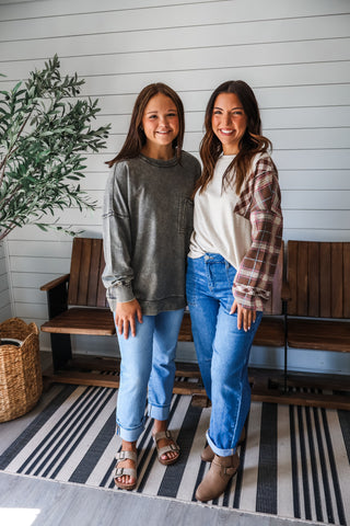Double The Fun Pocket Pullover • Storm