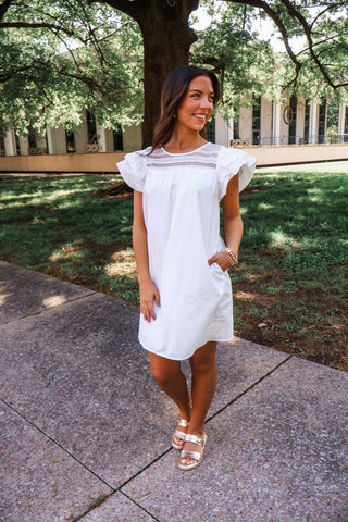 Make it Memorable • white eyelet dress