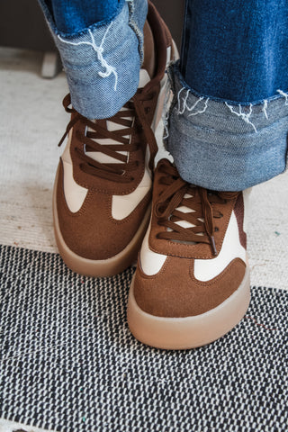 Next Level Low Top Sneakers • Beige/Brown