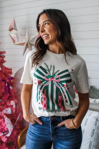 Greatest Gift Of All Graphic Tee • Cream