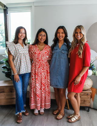 Special Spark Pocket Dress • Red - FINAL SALE