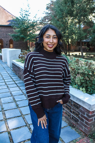 Pine Street Stripes • Dark Cocoa