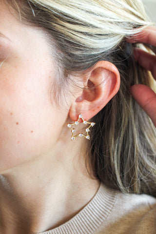 Stars & Sparkles Earrings • Gold