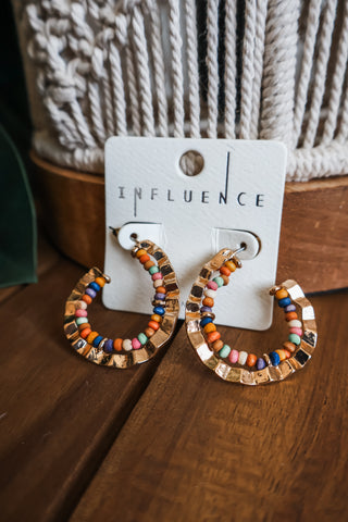 Striking Statement Hoop Earrings • Multi