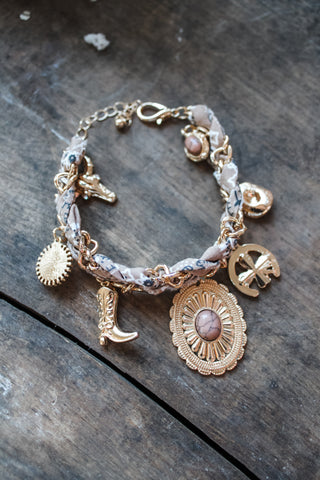 Greatest Gift Charm Bracelet • Mocha