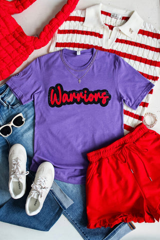 Team Warriors Graphic Tee • Heather Purple