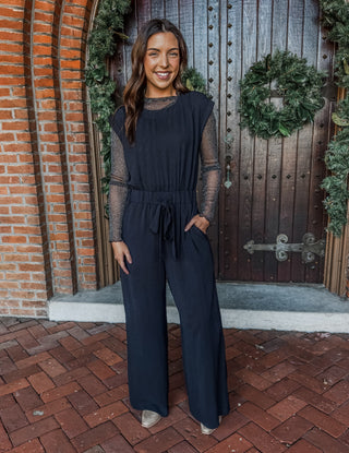 Modern Elegance Jumpsuit • Black