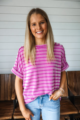 Color Crush Stripes • Purple